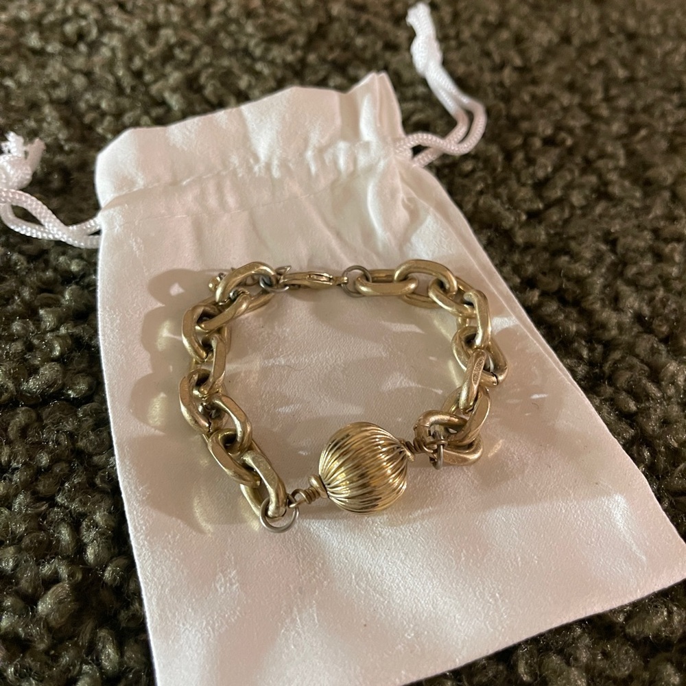 Goldtone Chain Bracelet